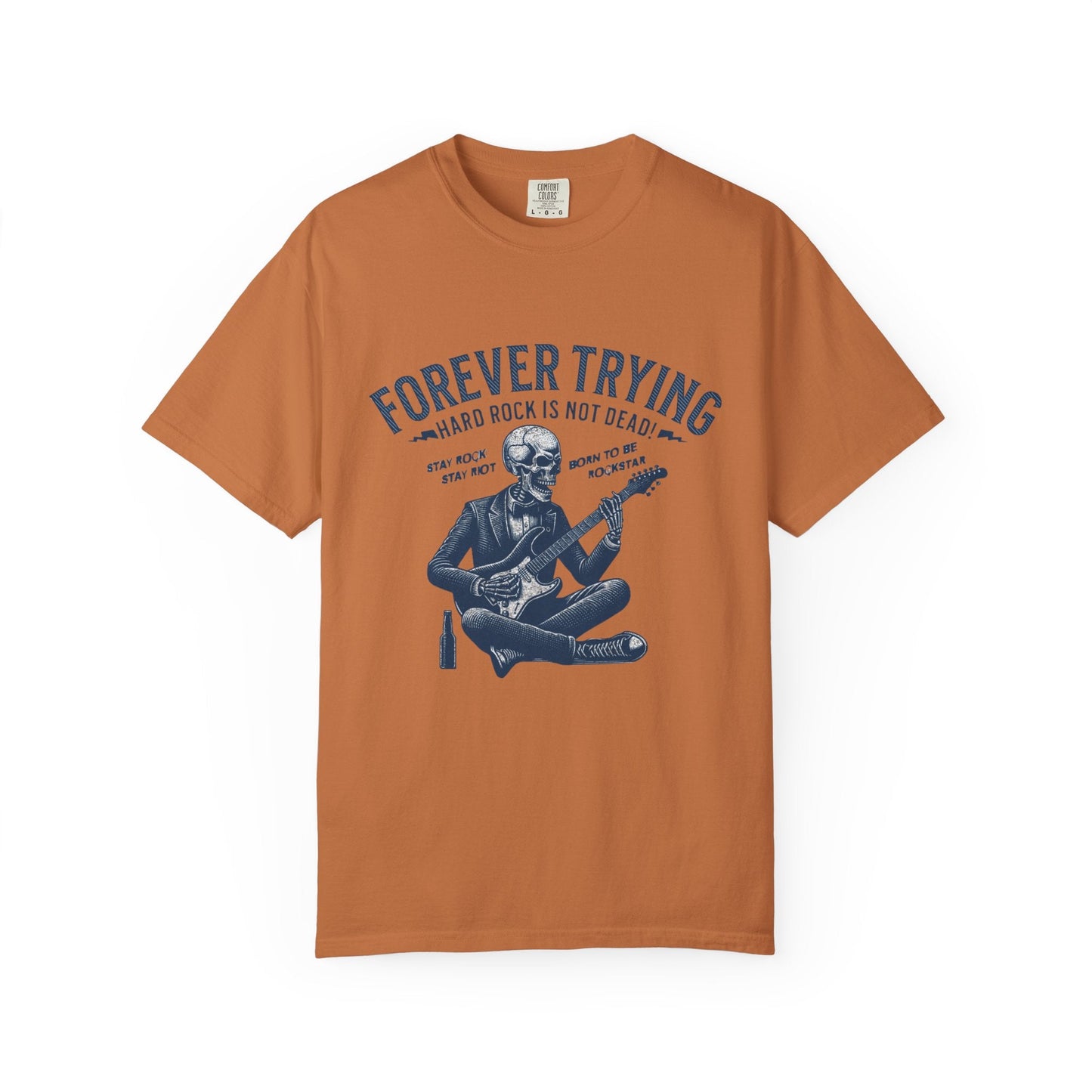 Rose rocker guitarist: stylish t-shirt for rockers