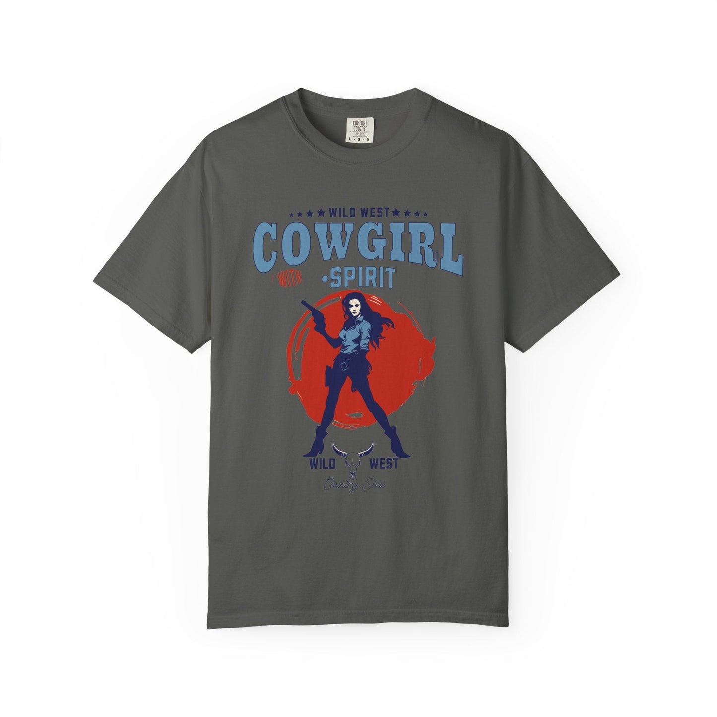 Cowgirl western t-shirt - Vintage wild west & diesel cool punk style