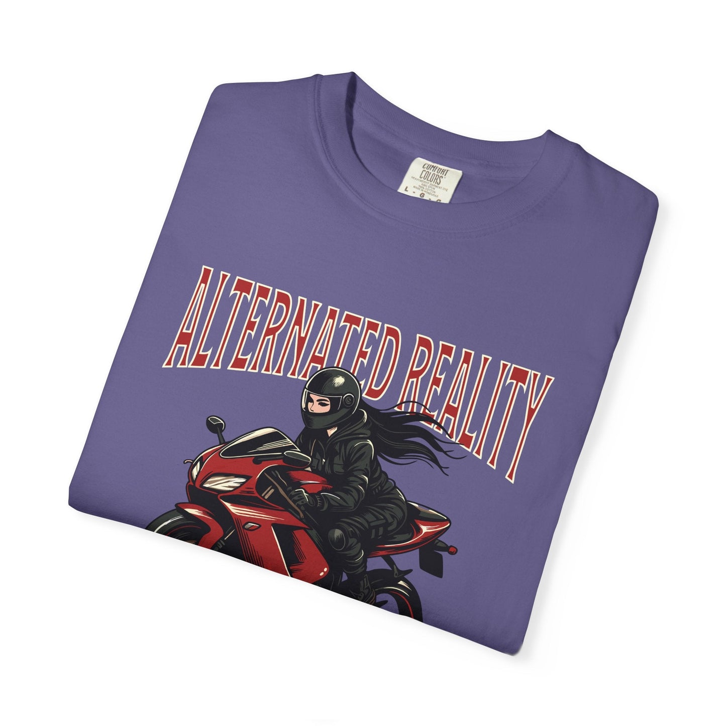 Woman Biker t- shirt - Empowerment & vintage style