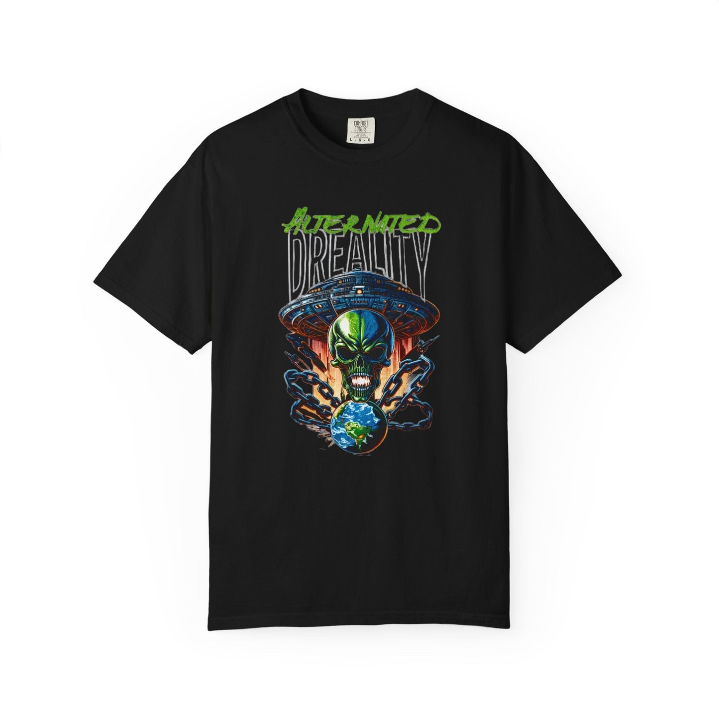Alien invasion t-shirt - Comfortable & Durable garment-Dyed style