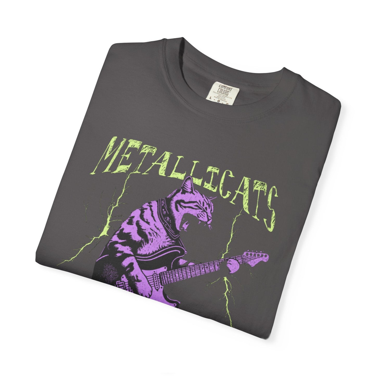 Metallicats t-shirt vintage music apparel humour