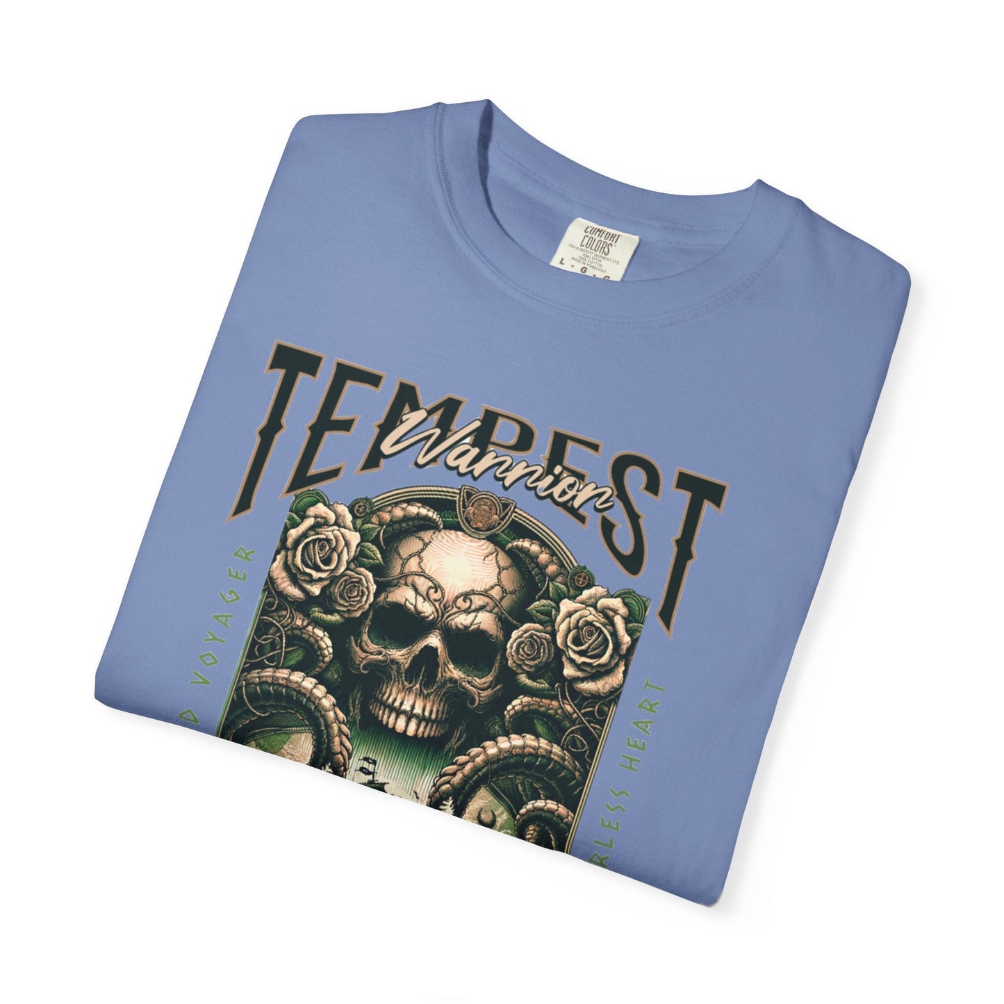 Pirate t-shirt with tempest warrior design - nautical style