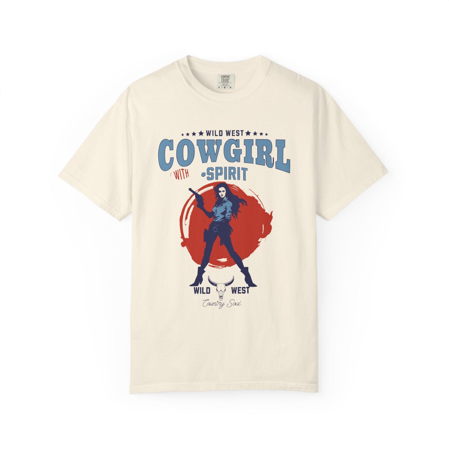 Cowgirl western t-shirt - Vintage wild west & diesel cool punk style