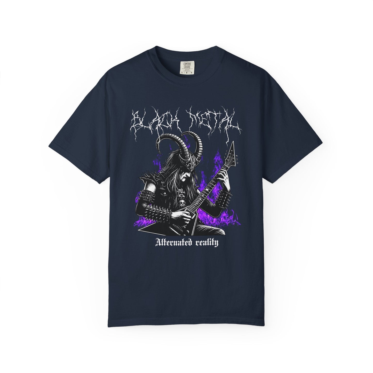 Black metal t-shirt - Dark graphic design for metal fans