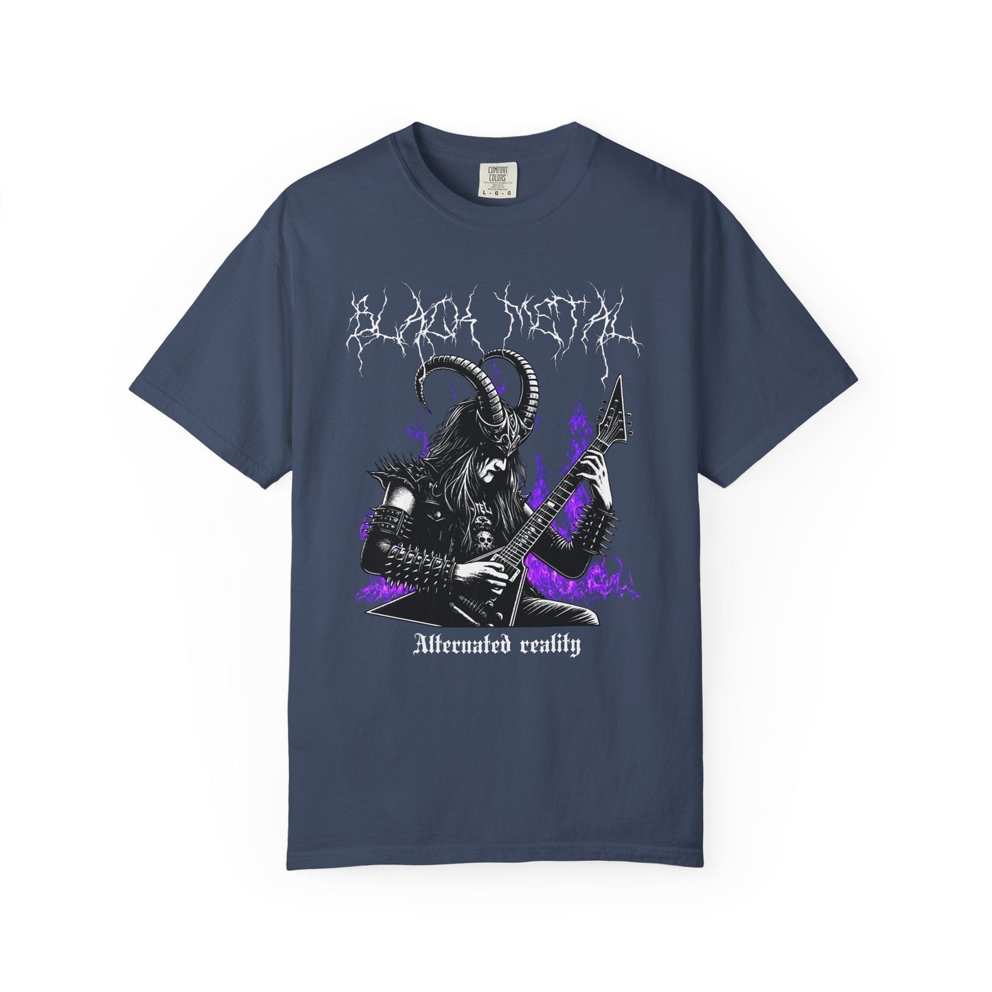 Black metal t-shirt - Dark graphic design for metal fans