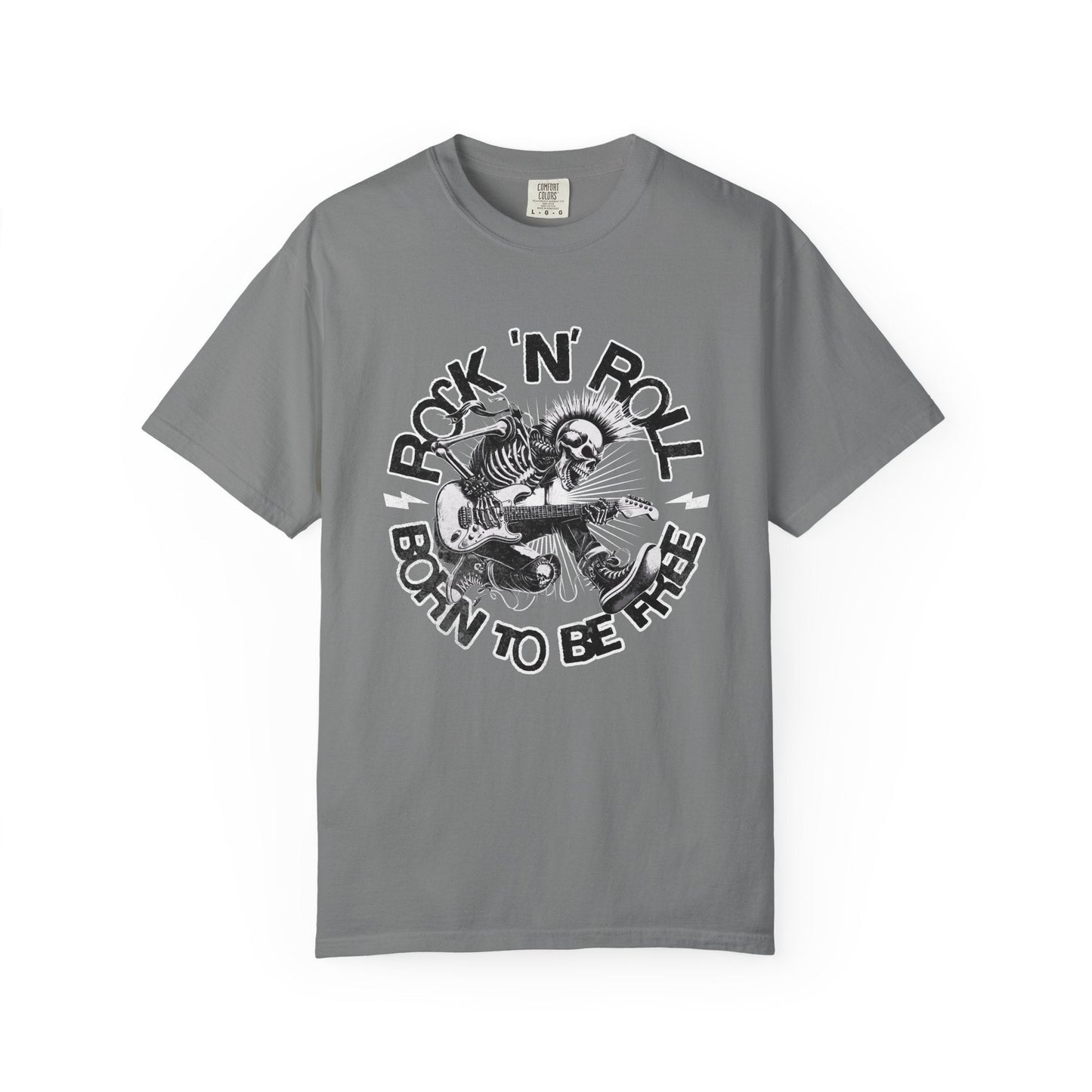 Rock n' roll cool skeleton guitar unisex T-shirt - edgy style