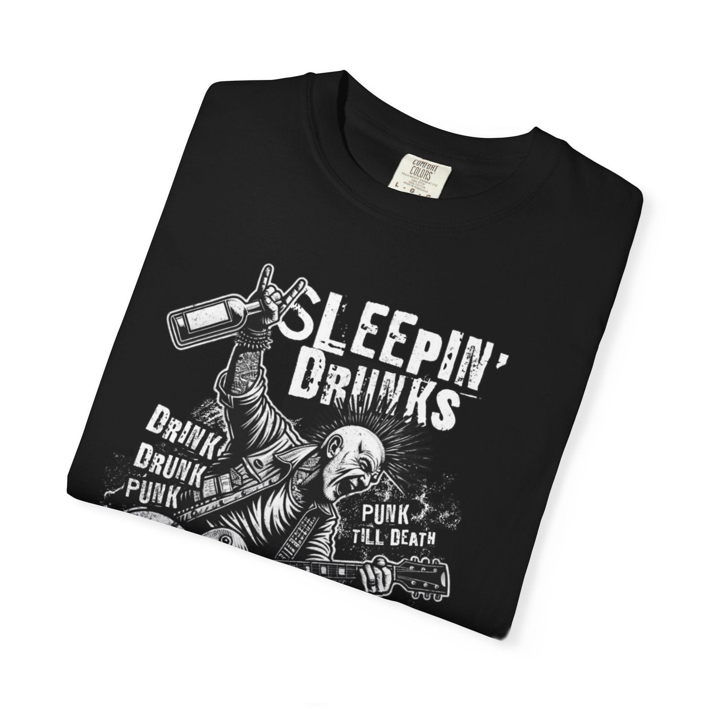 Sleeping drunks t-Shirt - punk is not dead & quirky casual wear