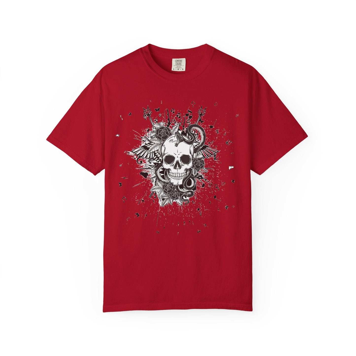 Skull butterfly t-shirt - Edgy grunge style rock 'n' roll for all