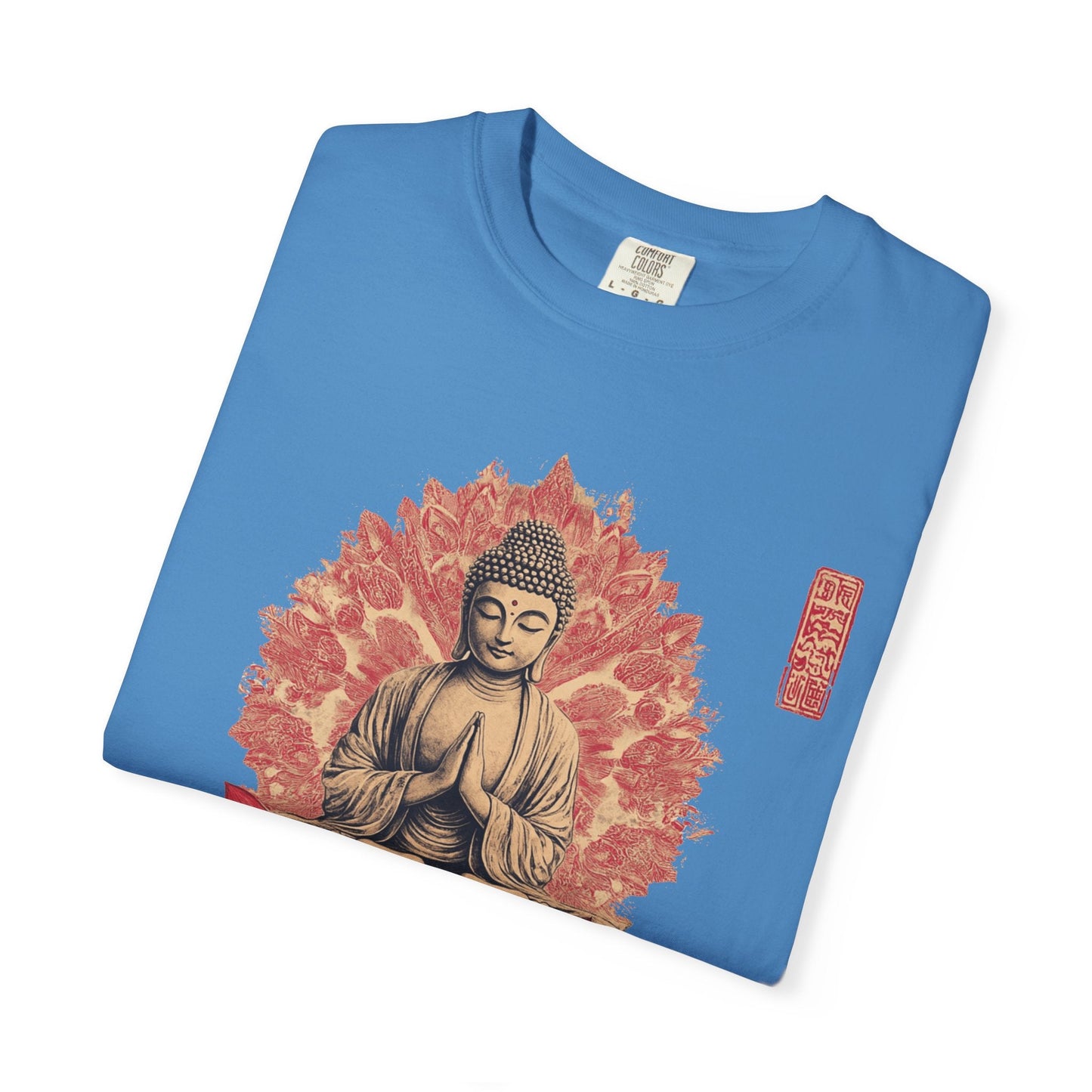 Meditation lotus t-shirt - Peaceful spiritual wear - 100% Cotton