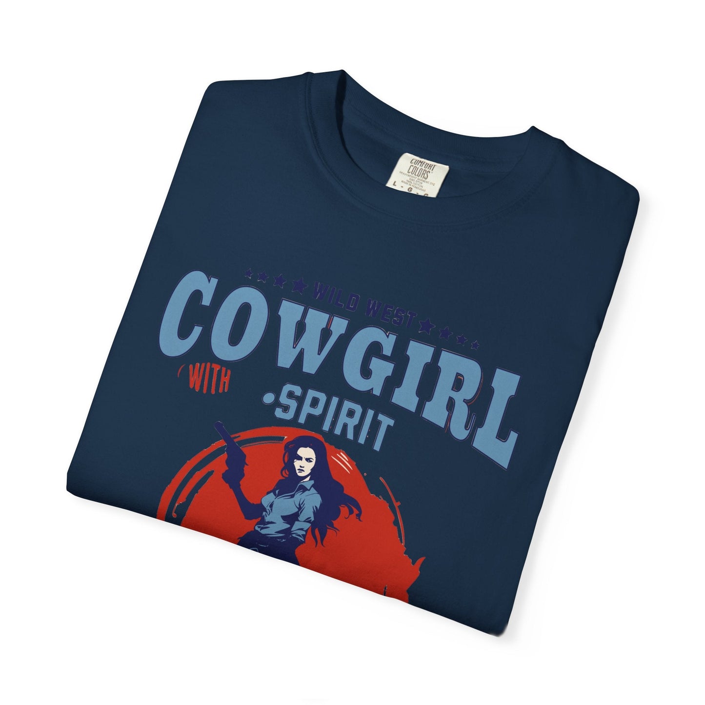 Cowgirl western t-shirt - Vintage wild west & diesel cool punk style