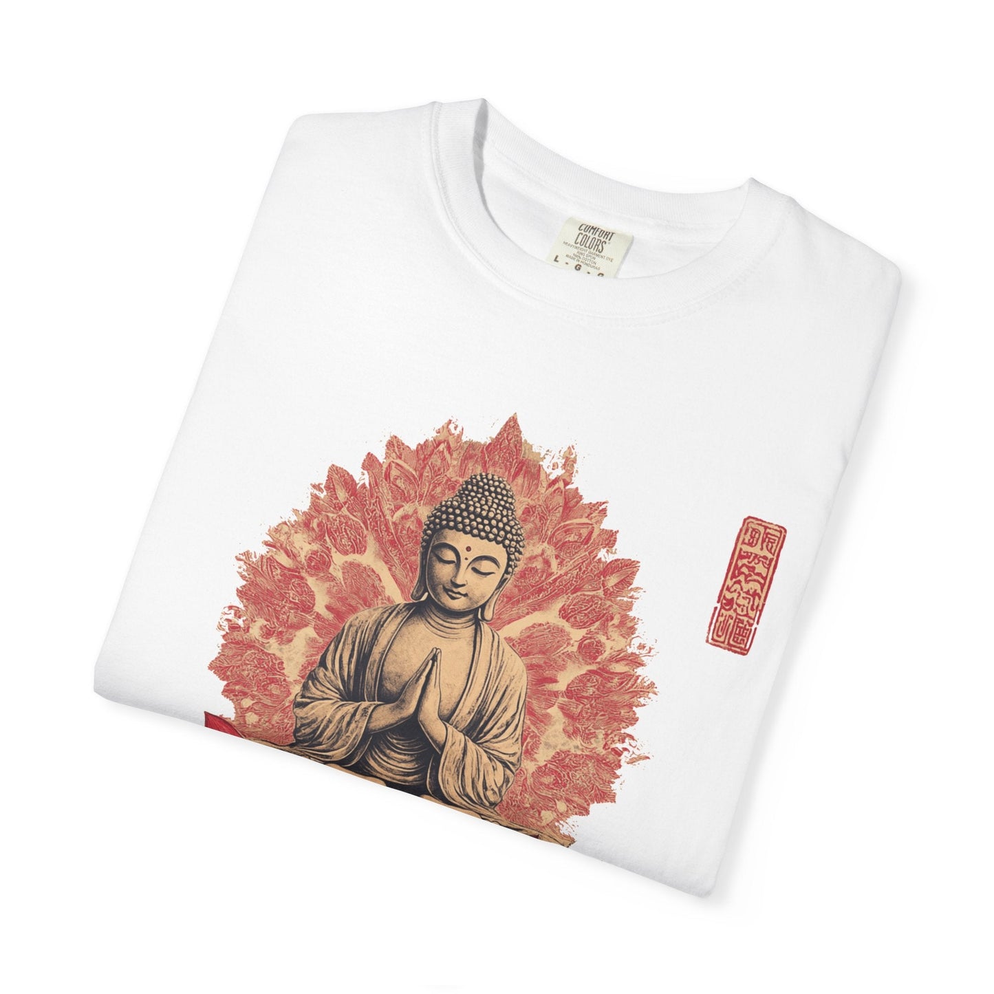 Meditation lotus t-shirt - Peaceful spiritual wear - 100% Cotton