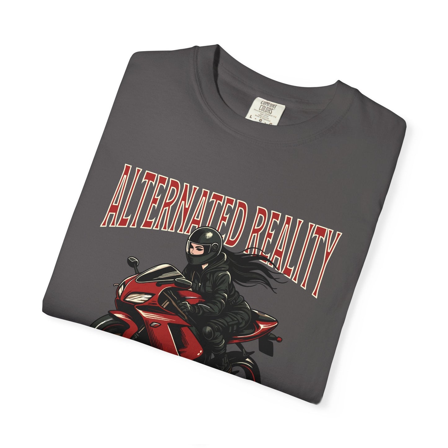 Woman Biker t- shirt - Empowerment & vintage style