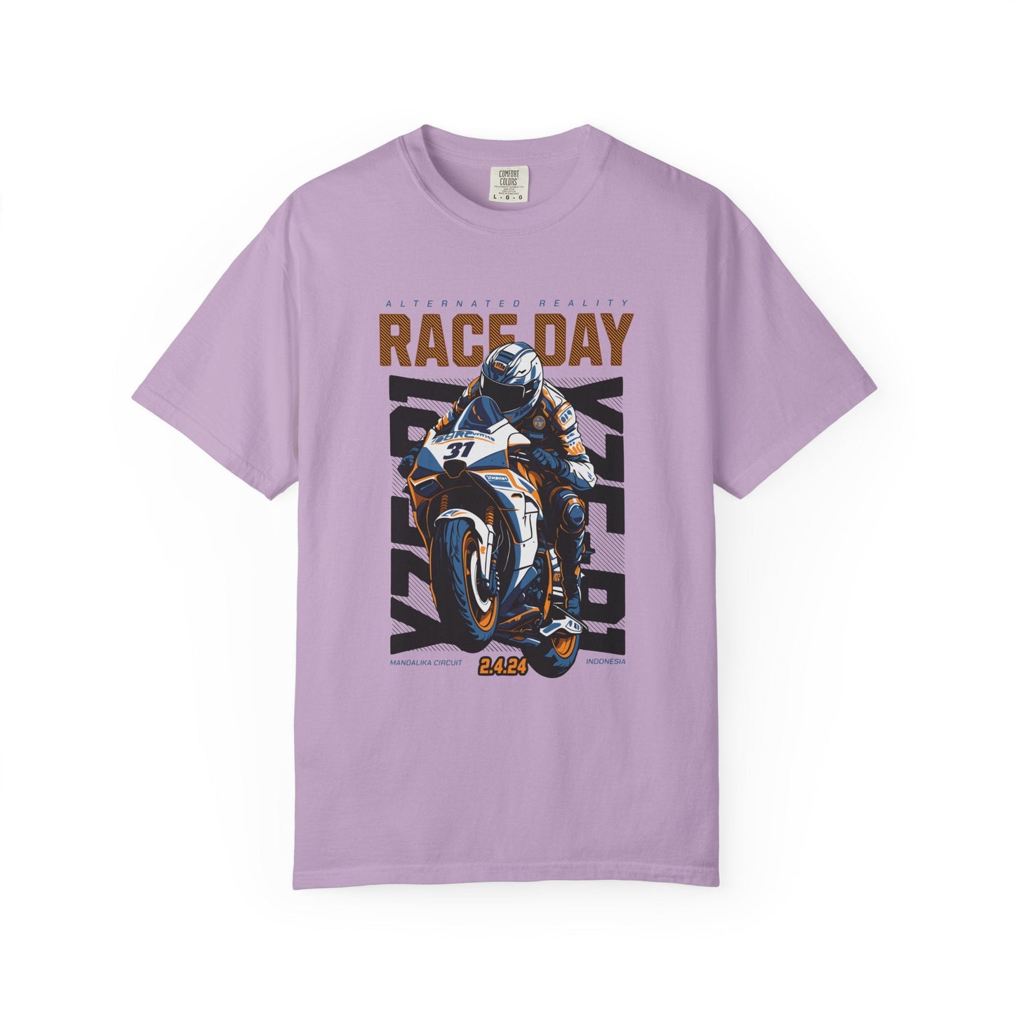 Motorcycle race t-shirt - Graphic design apparel, unisex