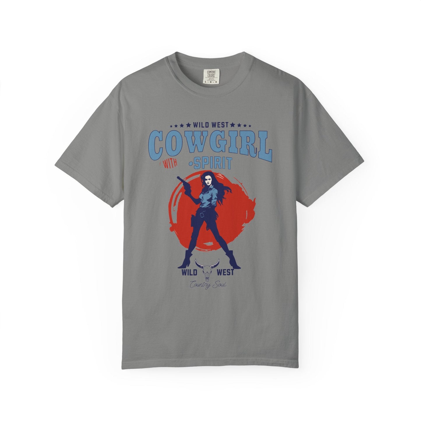 Cowgirl western t-shirt - Vintage wild west & diesel cool punk style