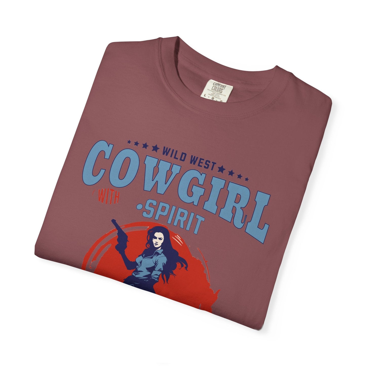 Cowgirl western t-shirt - Vintage wild west & diesel cool punk style