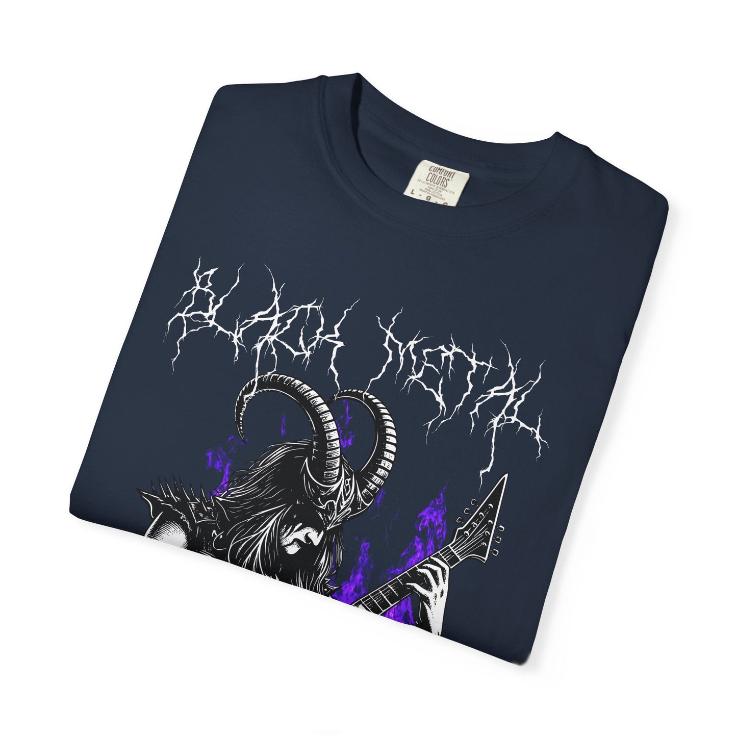 Black metal t-shirt - Dark graphic design for metal fans