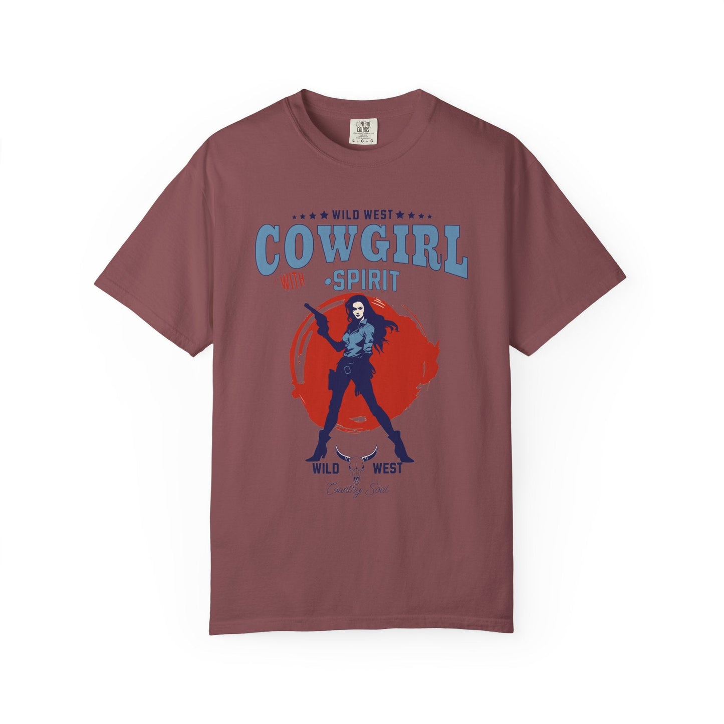 Cowgirl western t-shirt - Vintage wild west & diesel cool punk style
