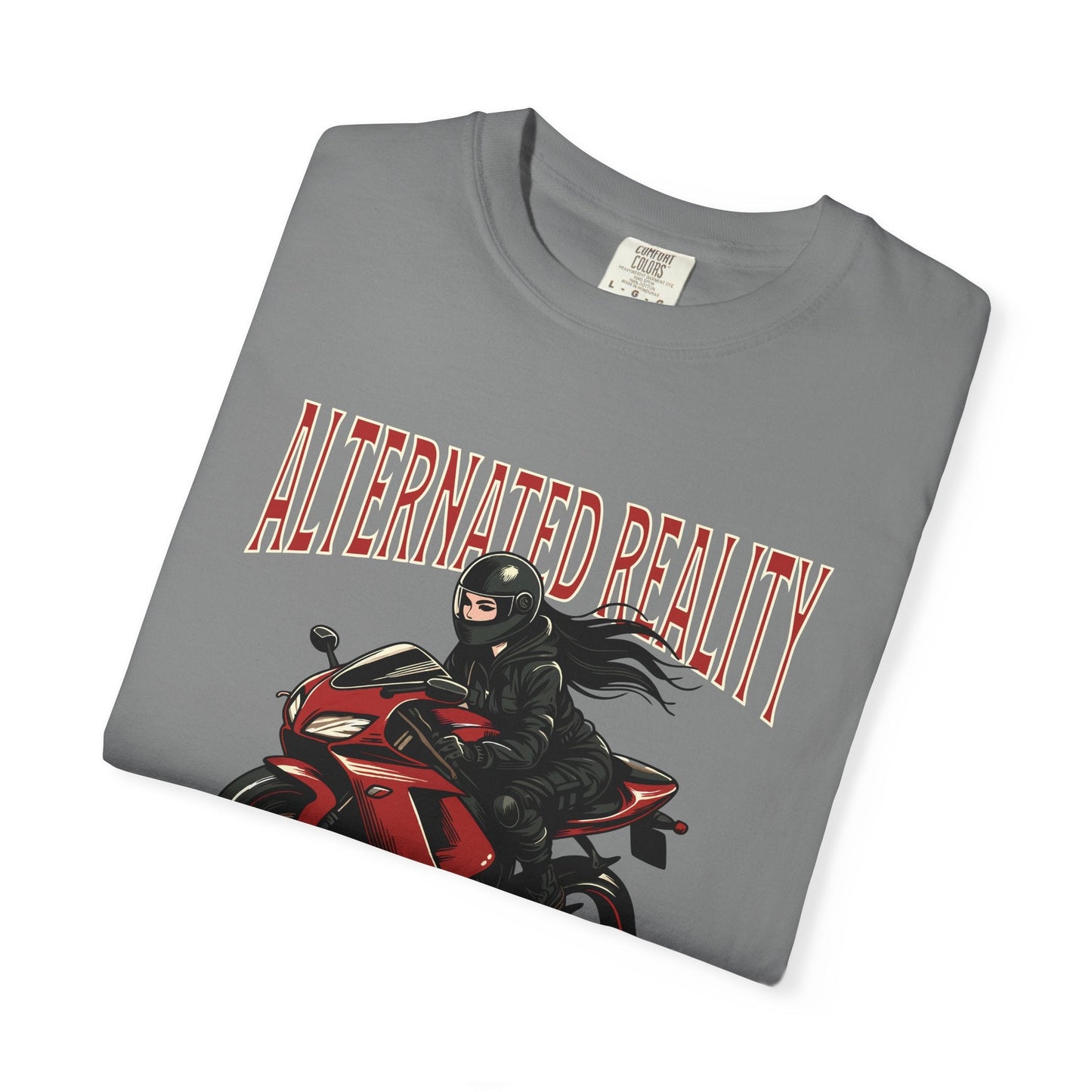 Woman Biker t- shirt - Empowerment & vintage style