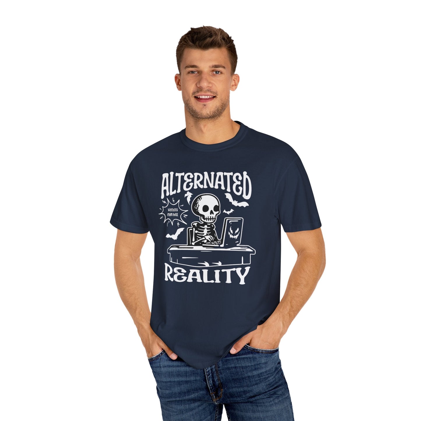 Work skeleton t-shirt | Fun and quirky design