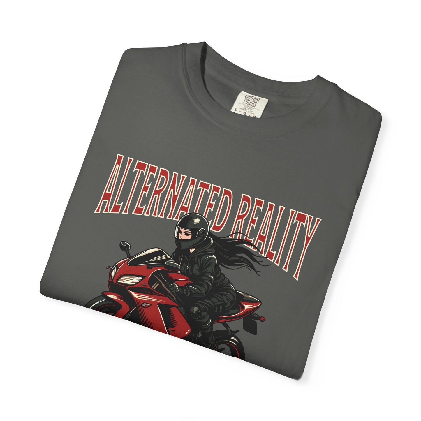 Woman Biker t- shirt - Empowerment & vintage style