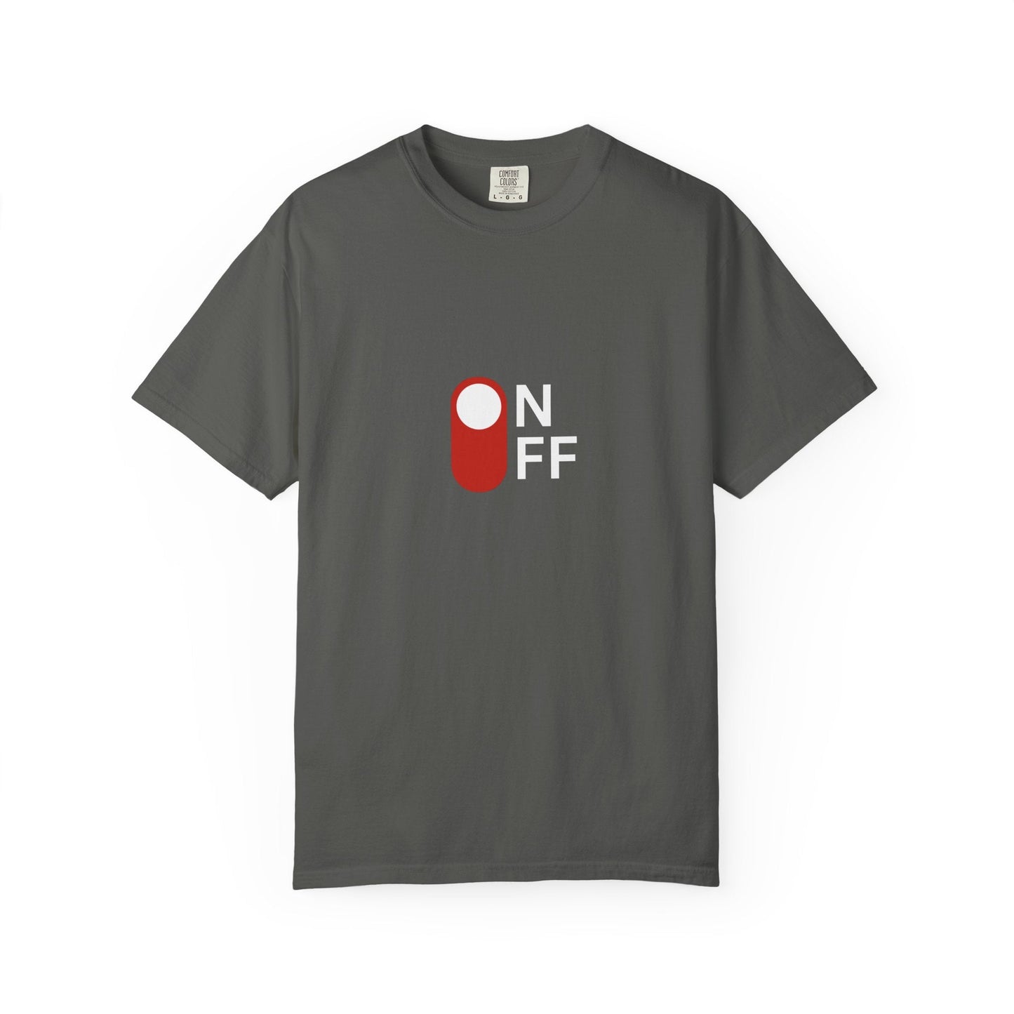 Switch button T-shirt unisex with geometric pattern design