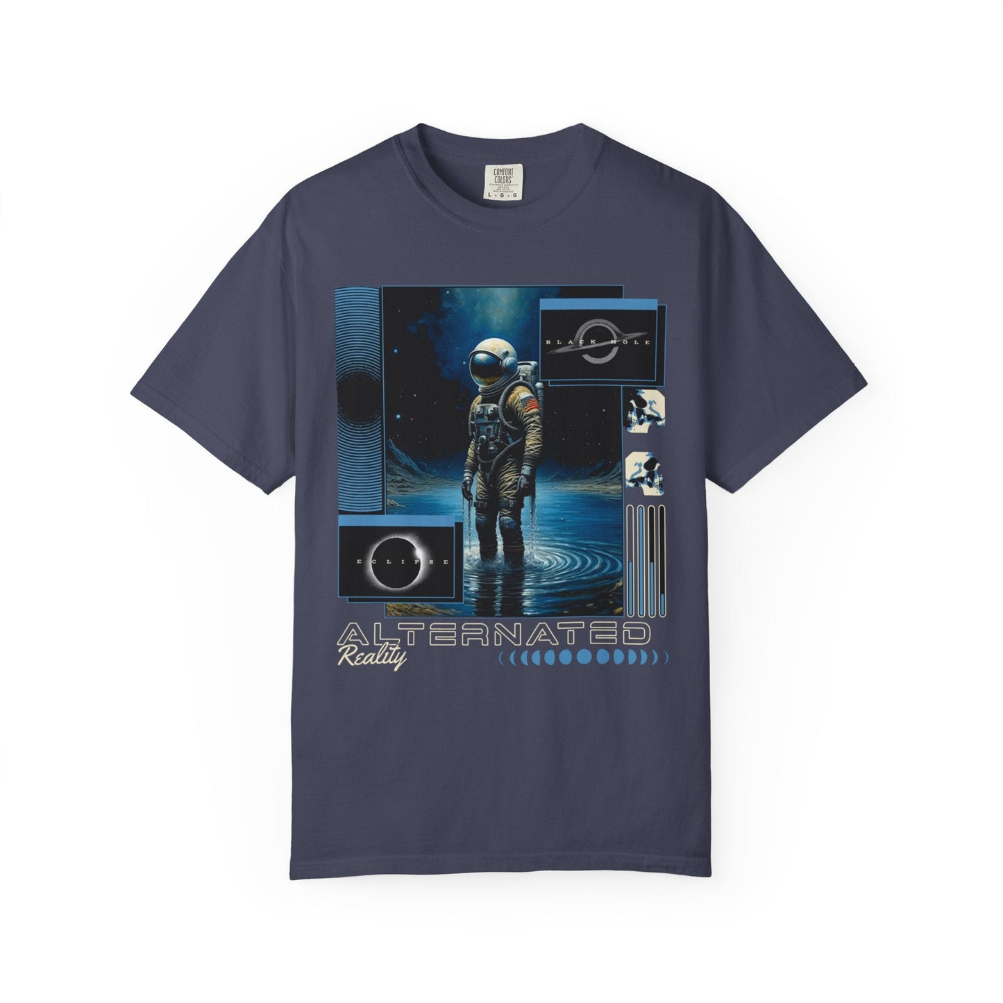 Sci-fi quartz adventure T-shirt: futuristic style & superior comfort