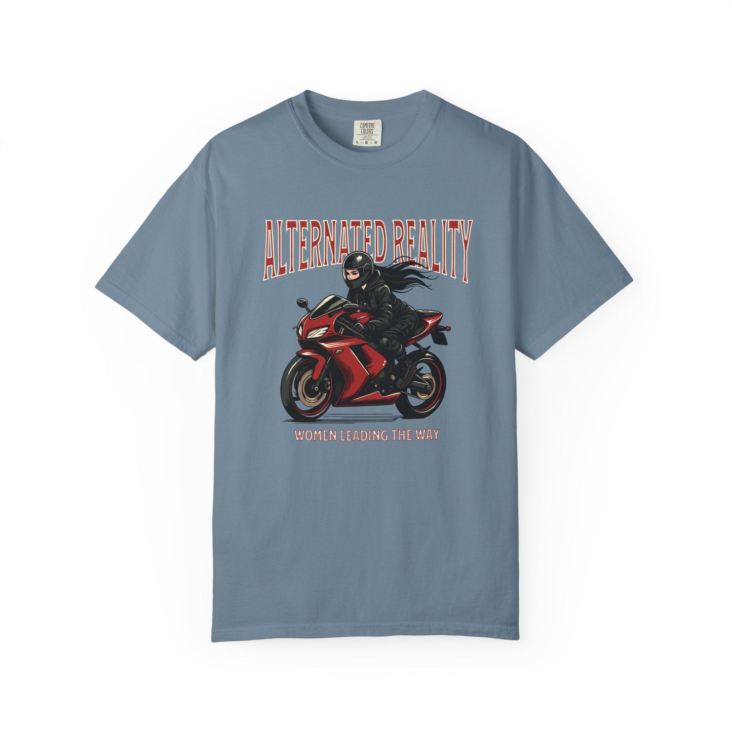 Woman Biker t- shirt - Empowerment & vintage style