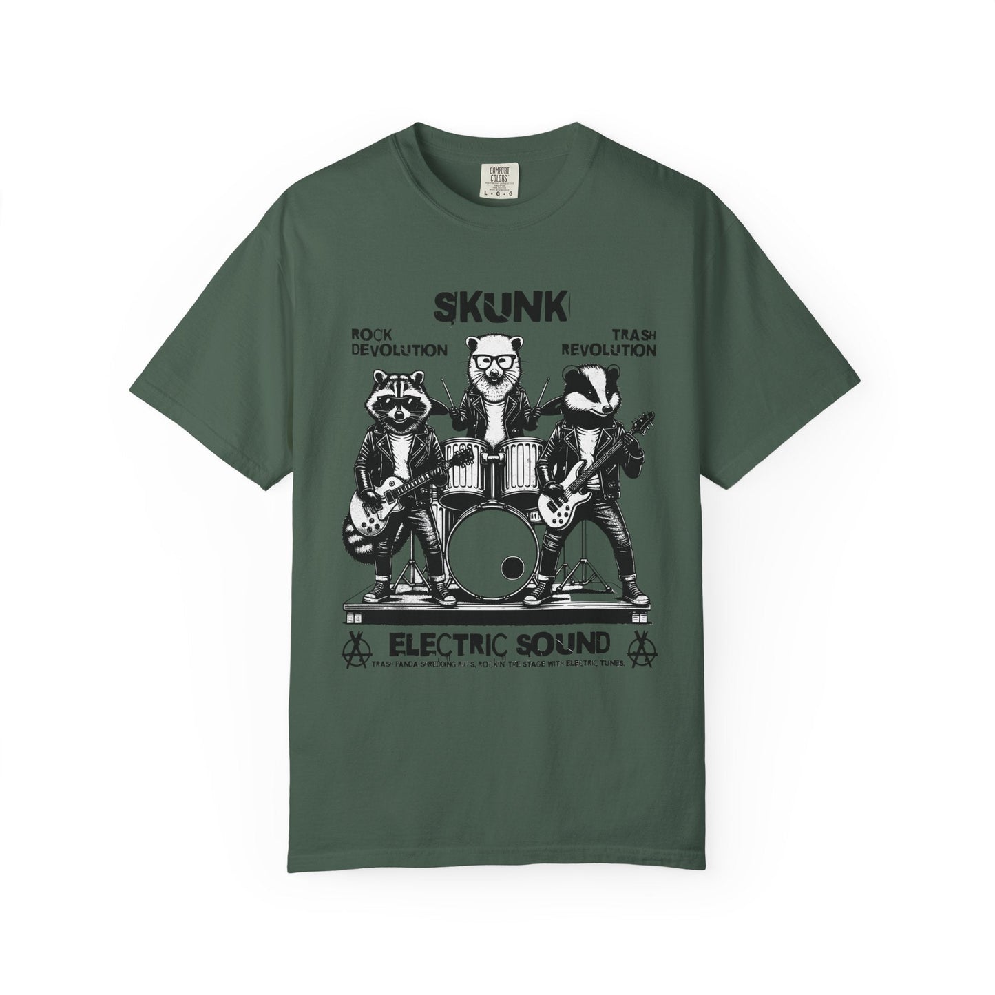 Vintage Skunk band t-shirt for rock music and cartoon fans