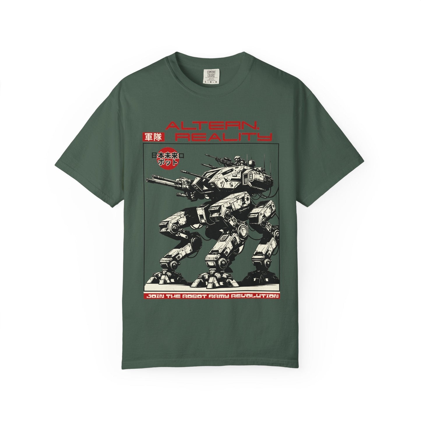 Futuristic Mech revolution tee - Style for sci-fi fans