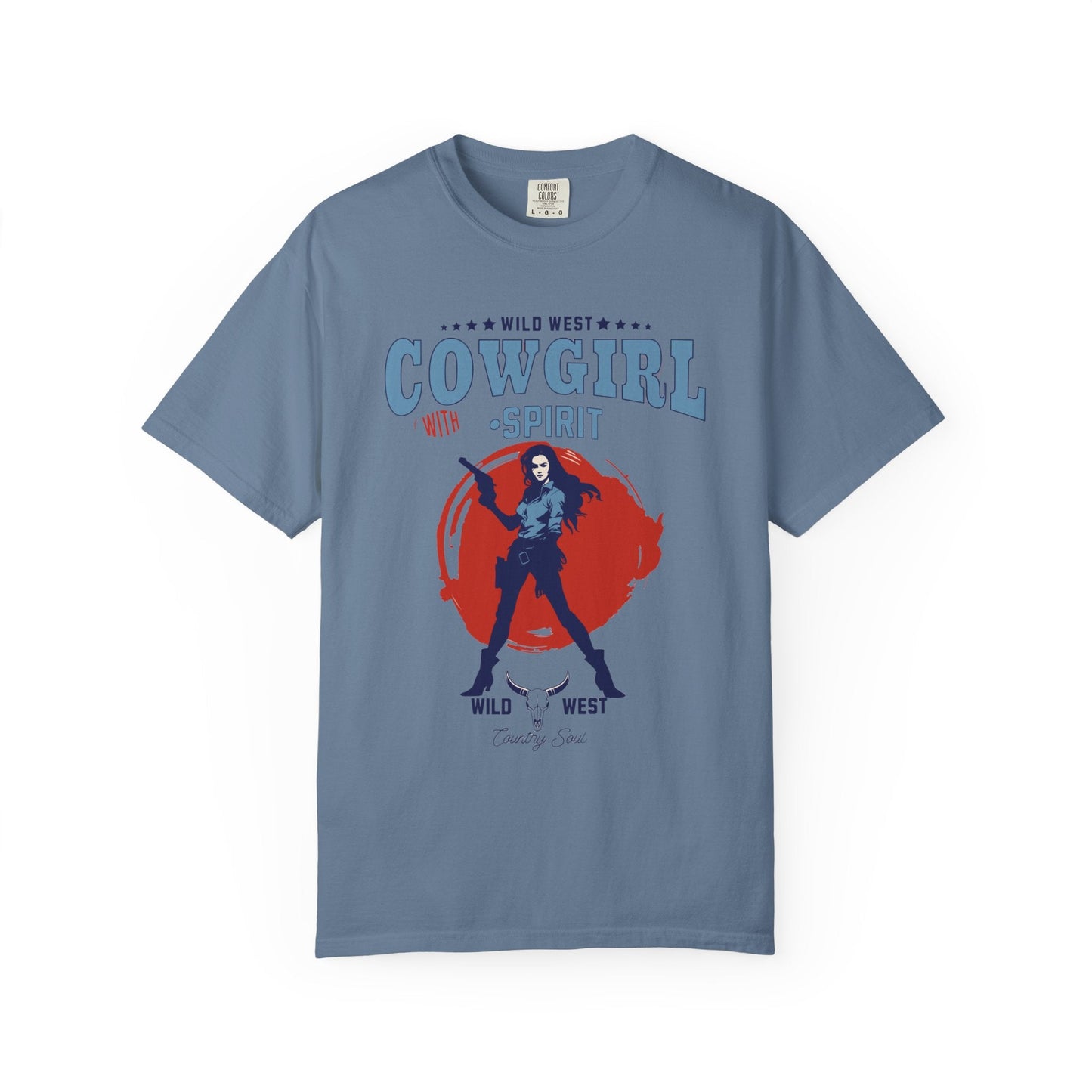 Cowgirl western t-shirt - Vintage wild west & diesel cool punk style