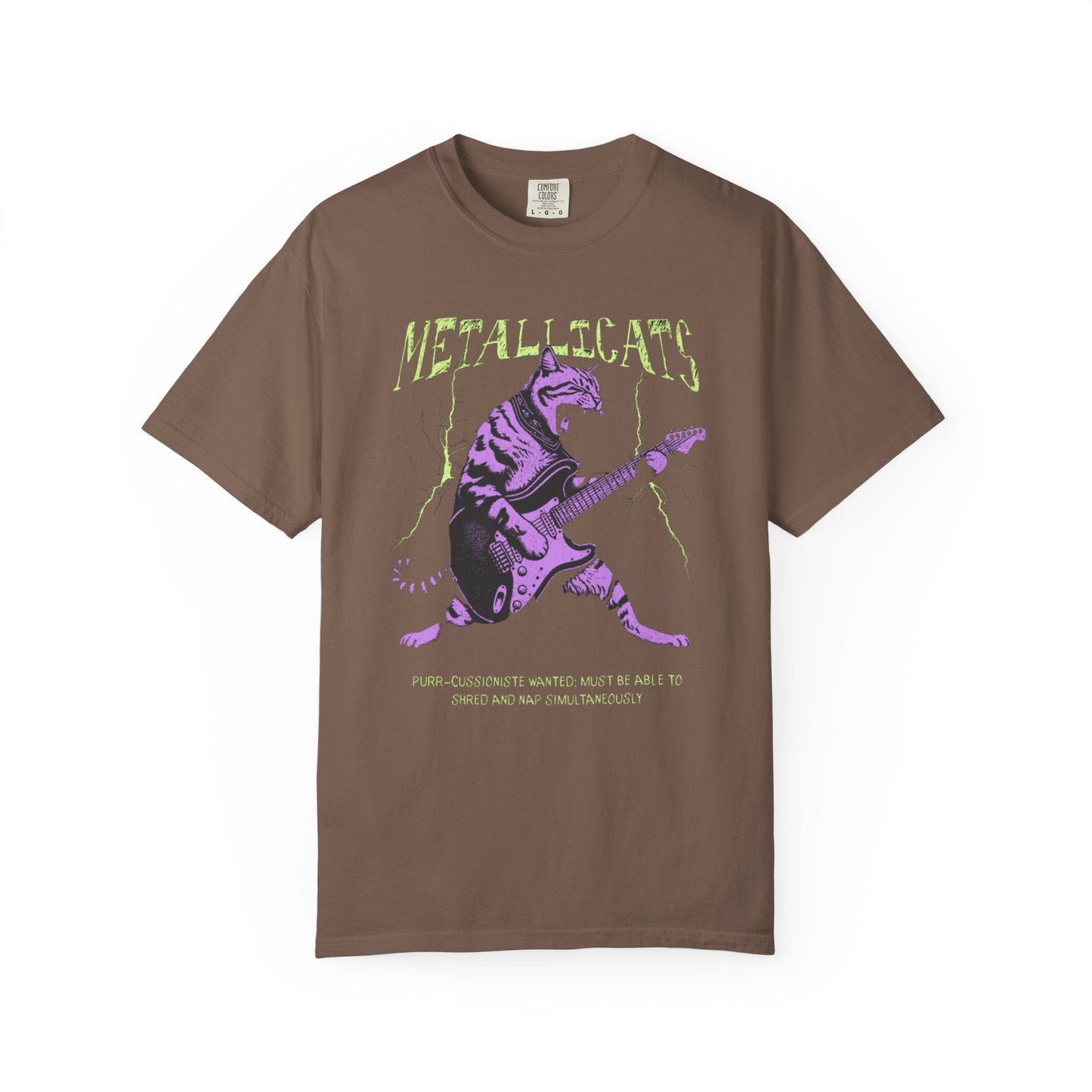 Metallicats t-shirt vintage music apparel humour