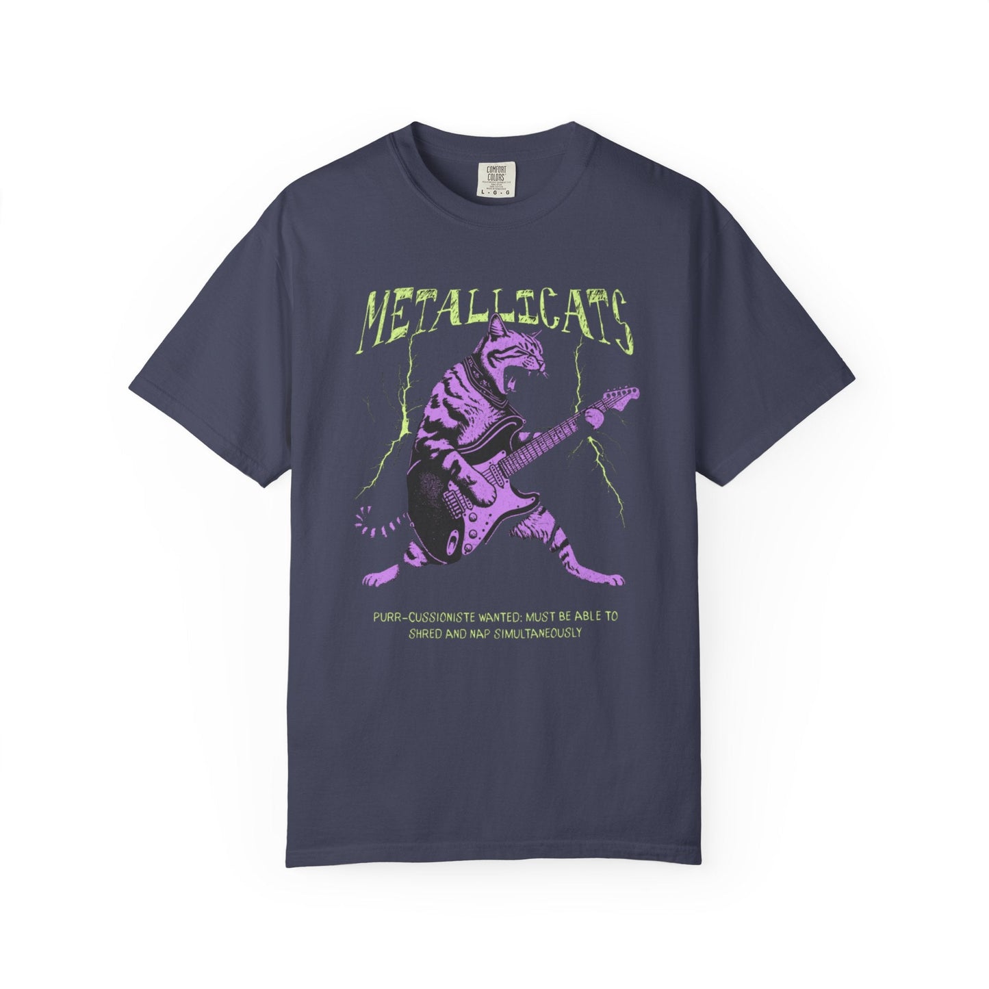 Metallicats t-shirt vintage music apparel humour