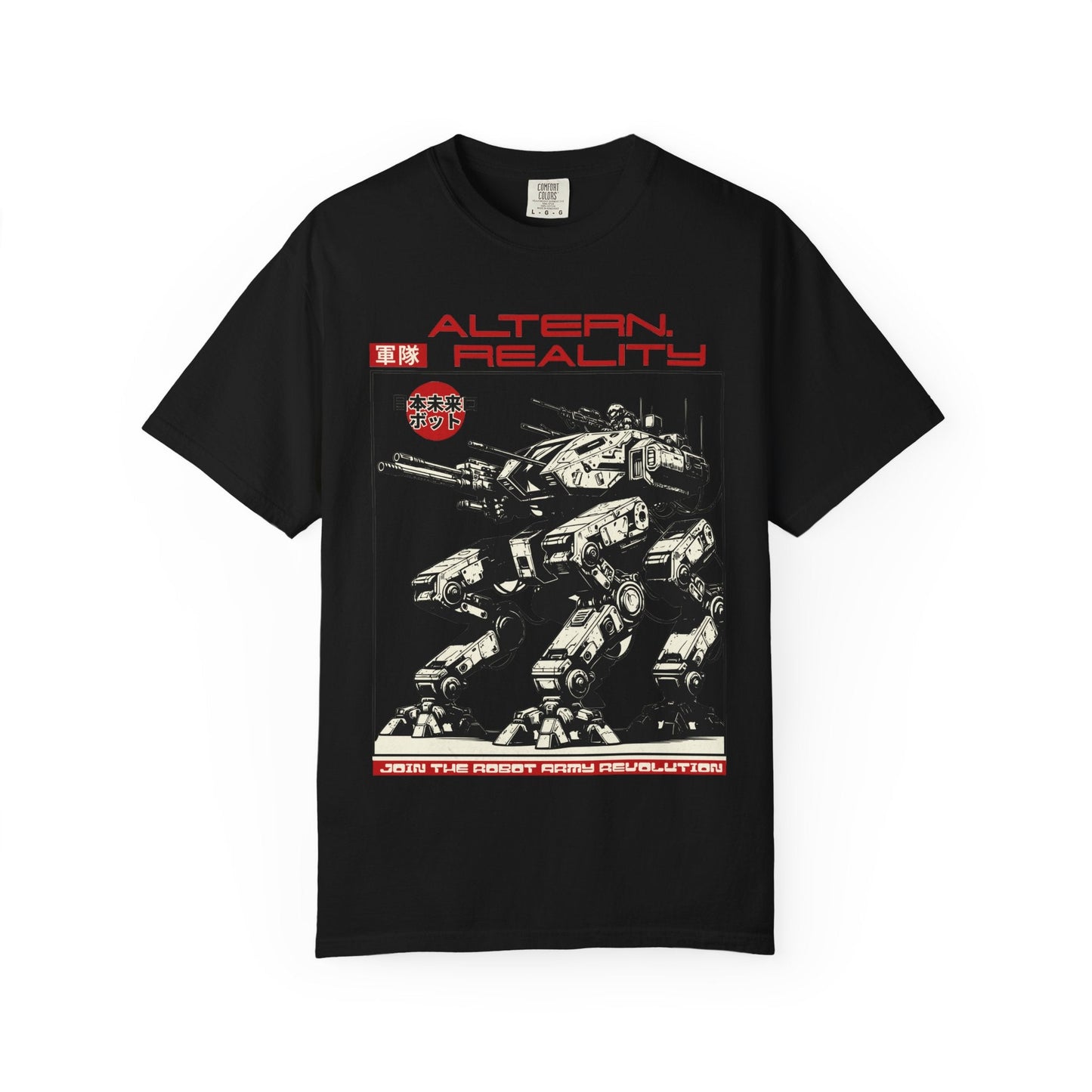 Futuristic Mech revolution tee - Style for sci-fi fans