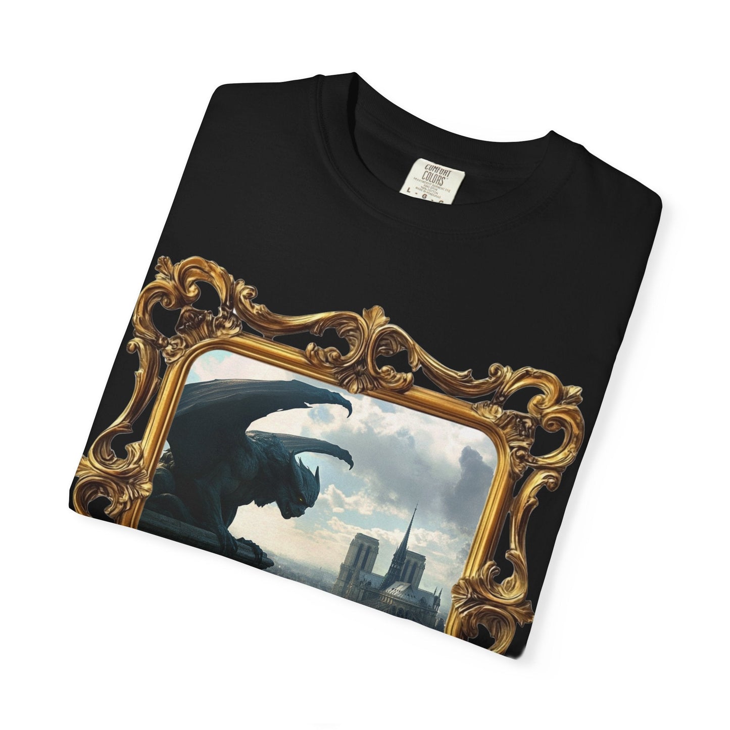 Paris mysteries gothic t-Shirt - Unique gargoyle design