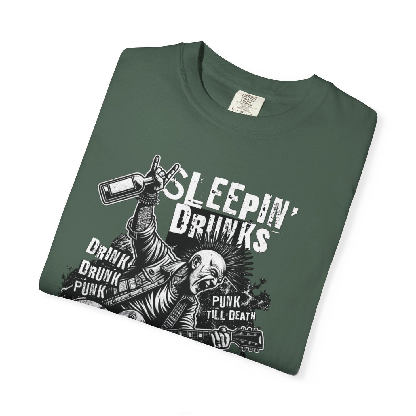 Sleeping drunks t-Shirt - punk is not dead & quirky casual wear