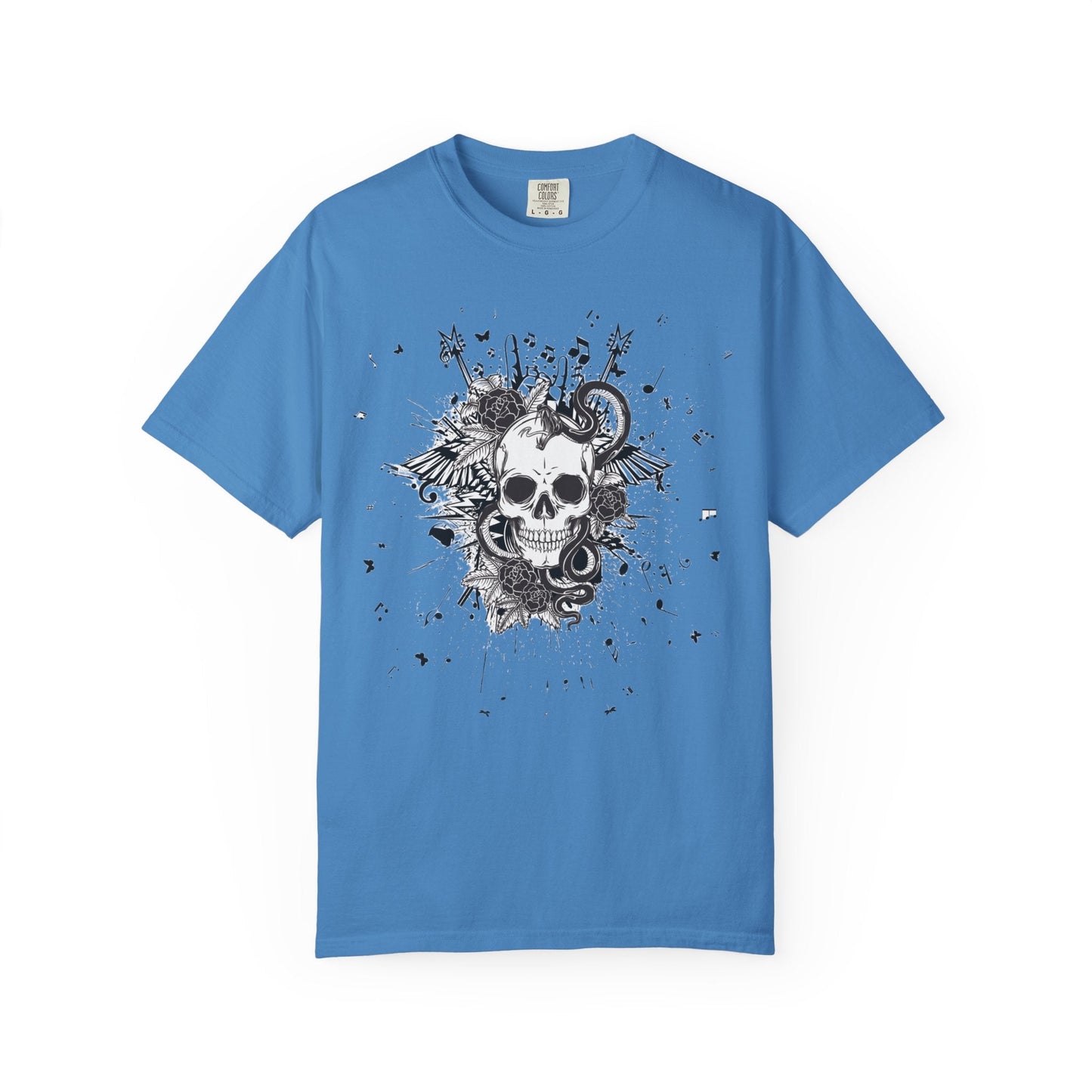 Skull butterfly t-shirt - Edgy grunge style rock 'n' roll for all