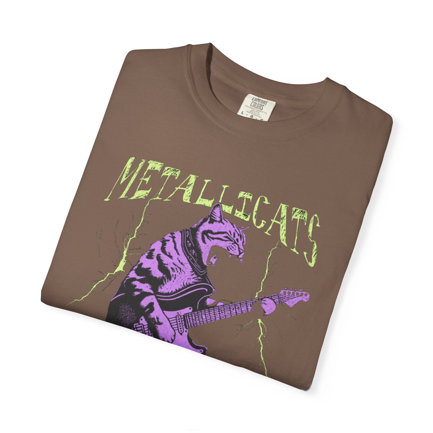 Metallicats t-shirt vintage music apparel humour