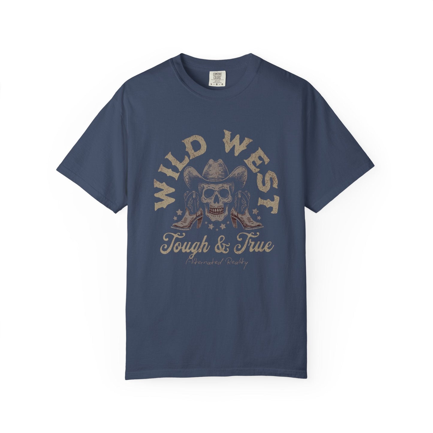 Wild west skull t-shirt - Vintage cowboy style apparel