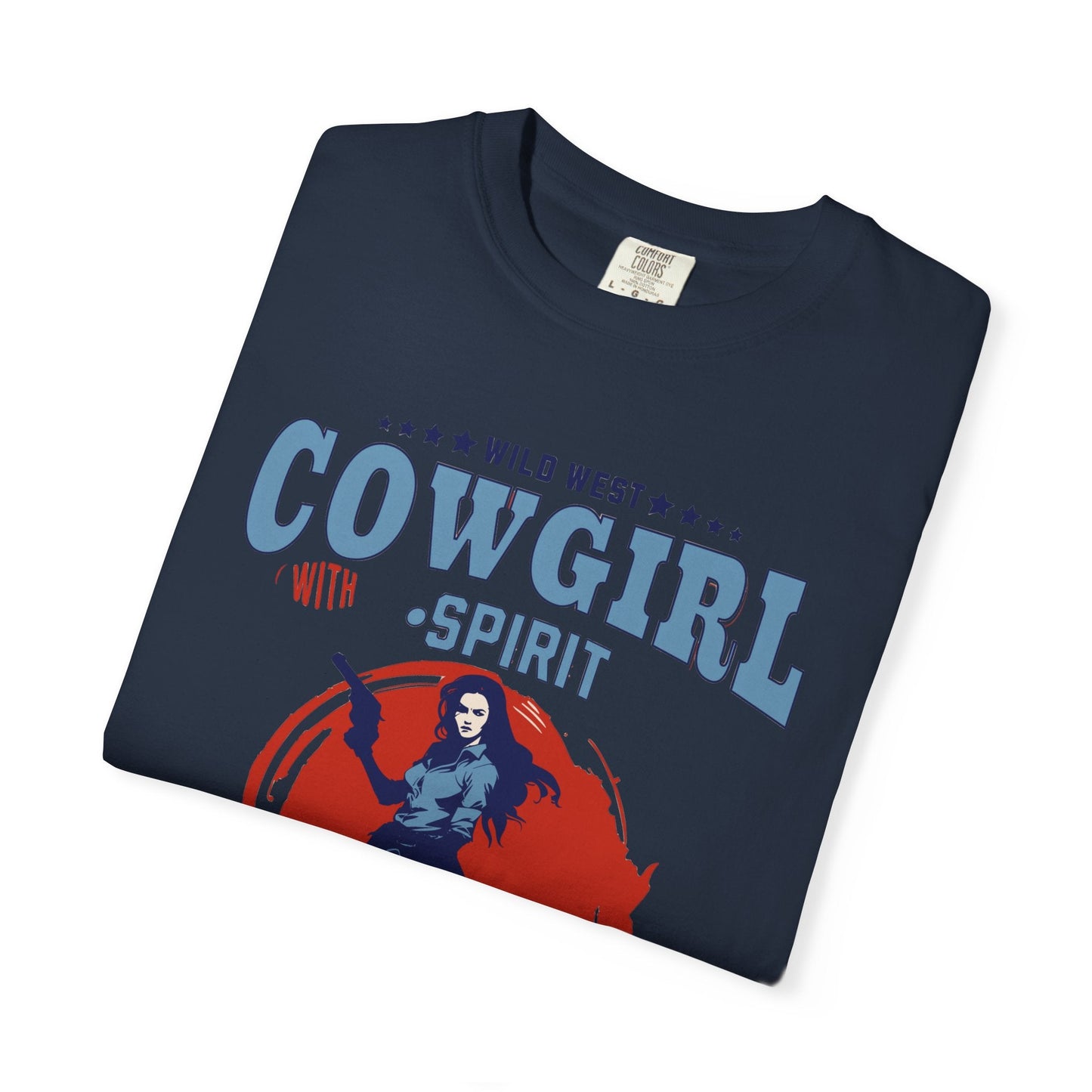 Cowgirl western t-shirt - Vintage wild west & diesel cool punk style