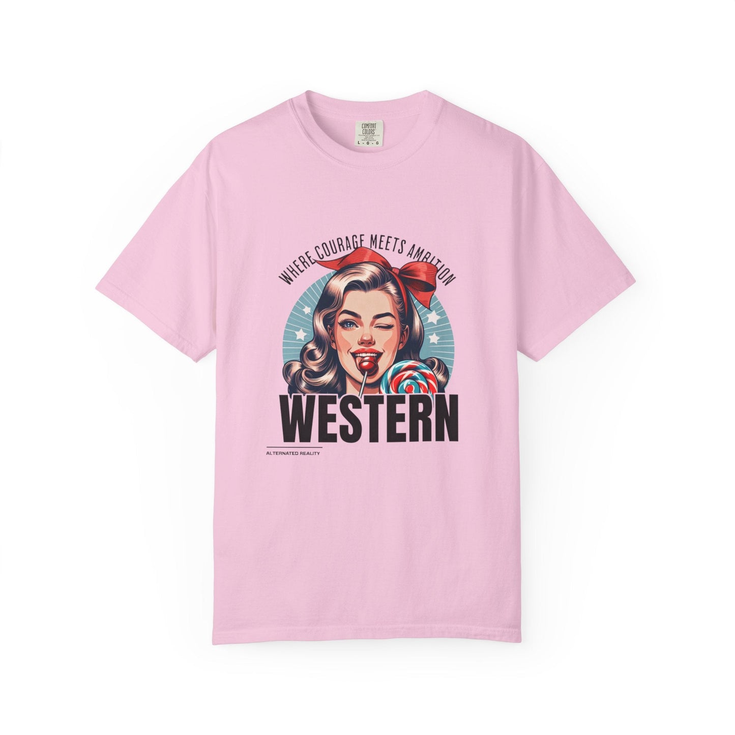Vintage western adventure t-shirt for audacious style