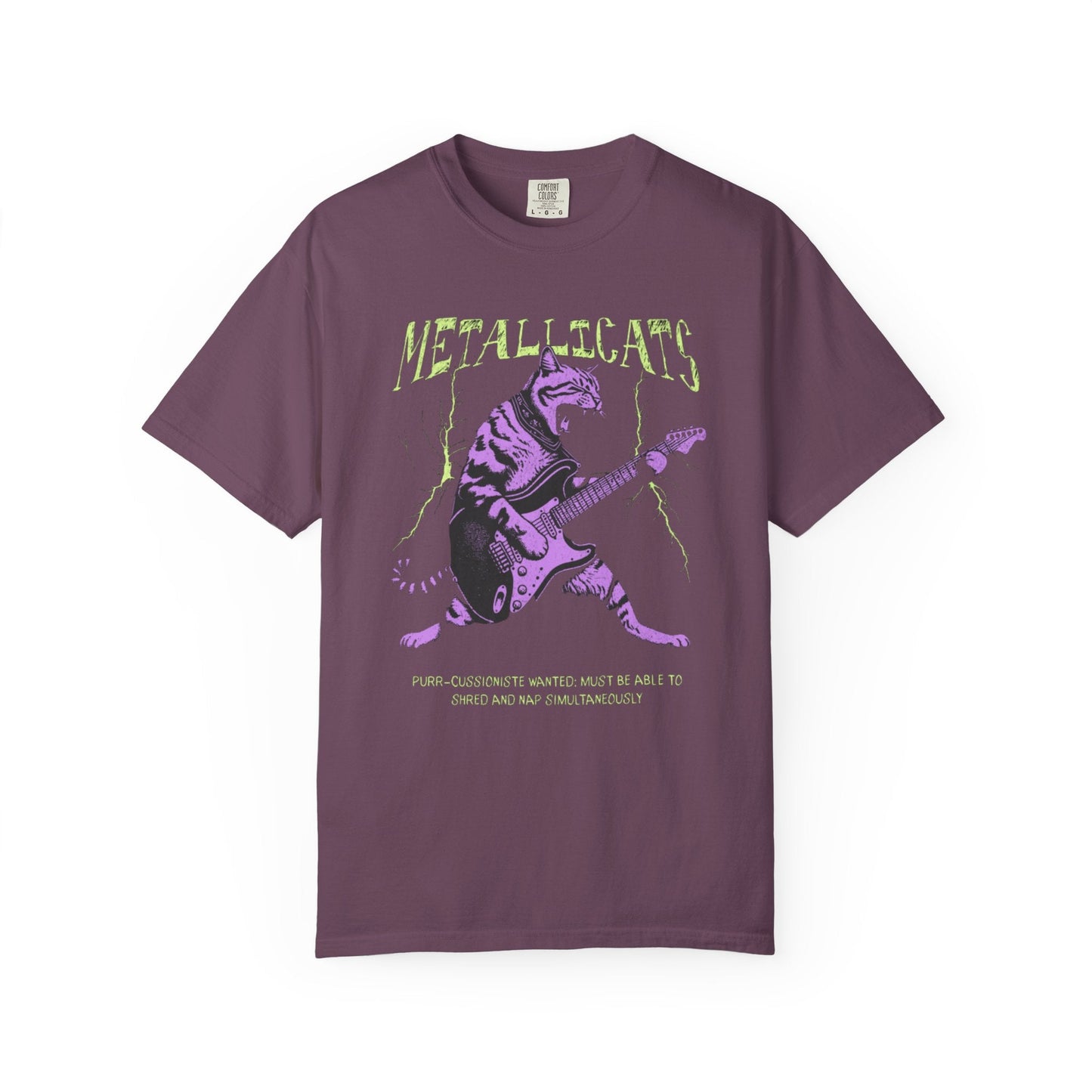 Metallicats t-shirt vintage music apparel humour