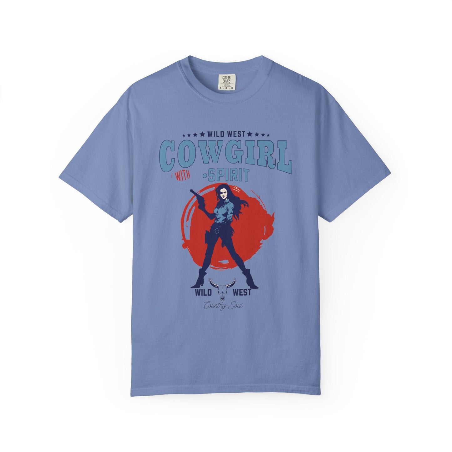 Cowgirl western t-shirt - Vintage wild west & diesel cool punk style