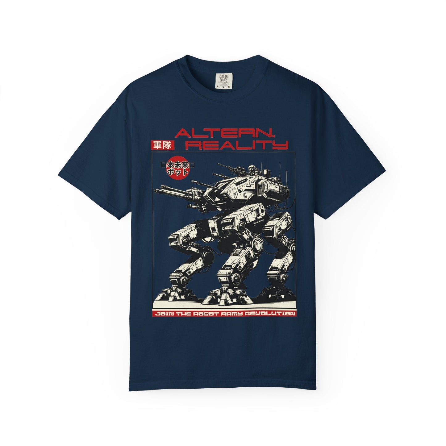 Futuristic Mech revolution tee - Style for sci-fi fans