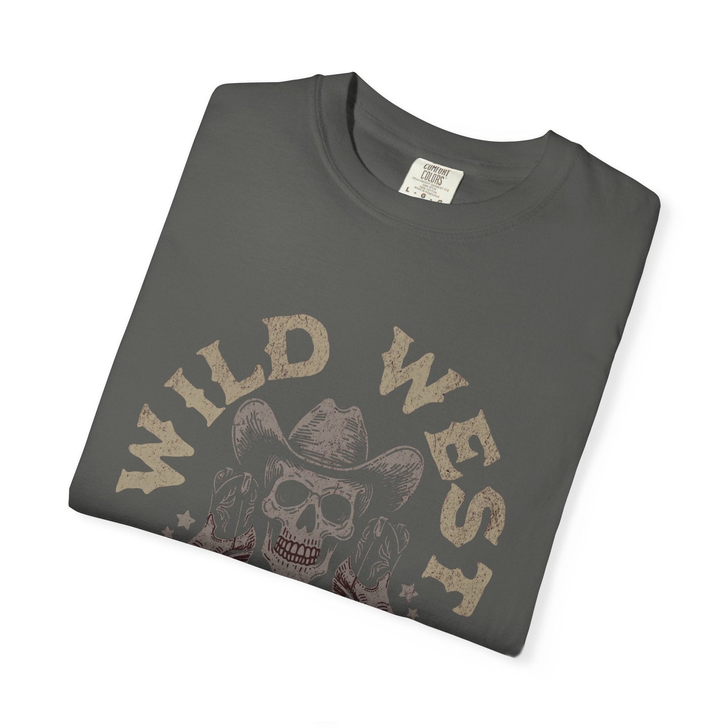 Wild west skull t-shirt - Vintage cowboy style apparel