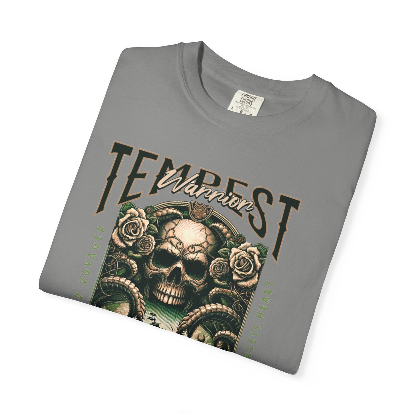 Pirate t-shirt with tempest warrior design - nautical style