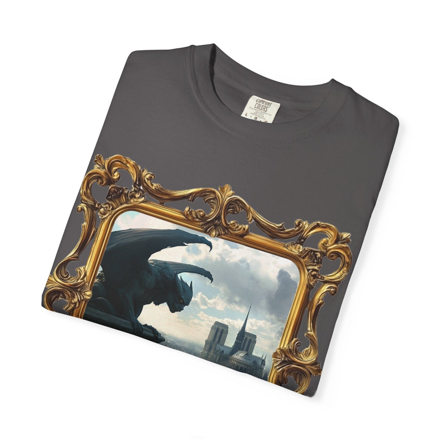 Paris mysteries gothic t-Shirt - Unique gargoyle design