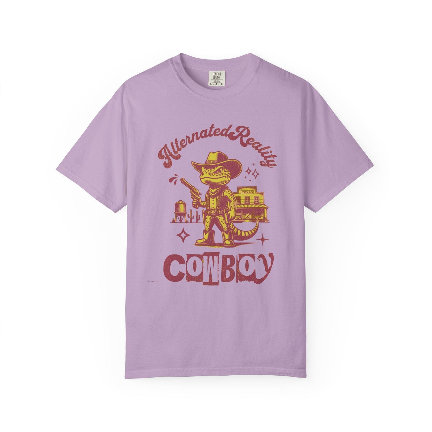 Graphic t-shirt - Alternated Reality frog cowboy contrasted print