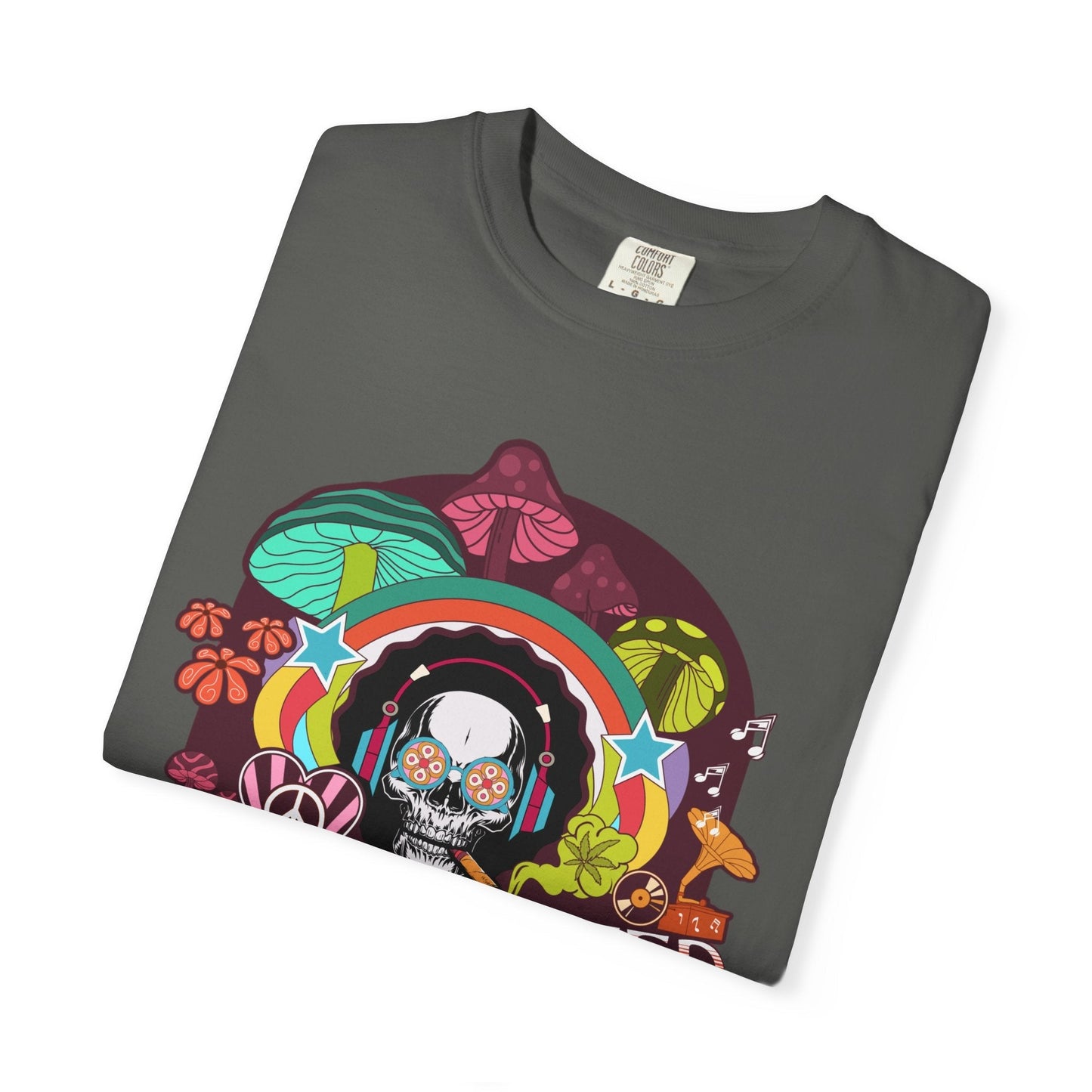 Alien t-shirt - Lovingly terrestrial foParty skull - Psychedelic alien t-shirt for Sci-Fi enthusiasts | Trendy & durabler sci-fi enthusiasts