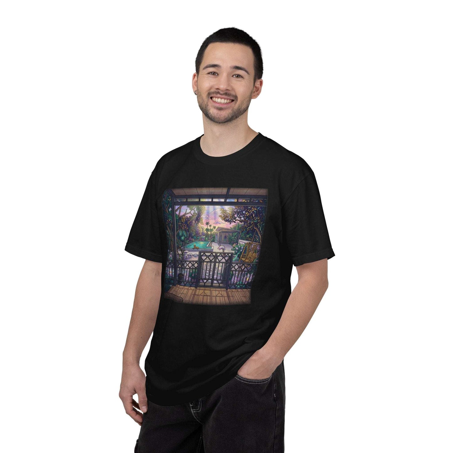 Heaven house view unisex t-shirt