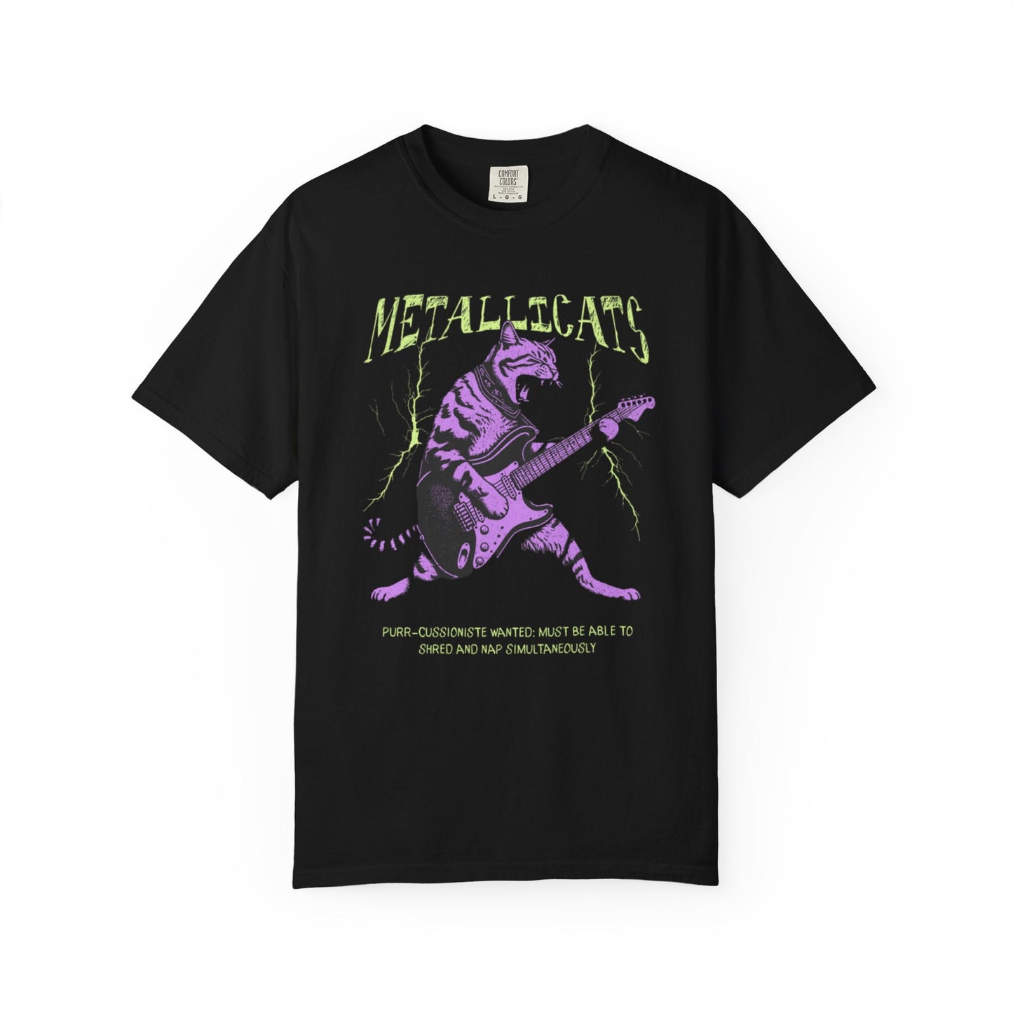 Metallicats t-shirt vintage music apparel humour